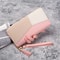 Stylish PU Leather Wallet Womens Long Purse With Coin And Card Holder Billfold Wallet 3