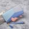 Stylish PU Leather Wallet Womens Long Purse With Coin And Card Holder Billfold Wallet 4