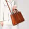 Womens Genuine Leather Crossbody Shoulder Tote Bag Cowhide Messenger Purse For Fashion Shopping And 2