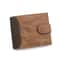 Mens PU Leather Wallet With Business Card Holder And Hasp Closure 4