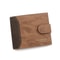 Mens PU Leather Wallet With Business Card Holder And Hasp Closure 4
