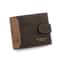 Mens PU Leather Wallet With Business Card Holder And Hasp Closure 5