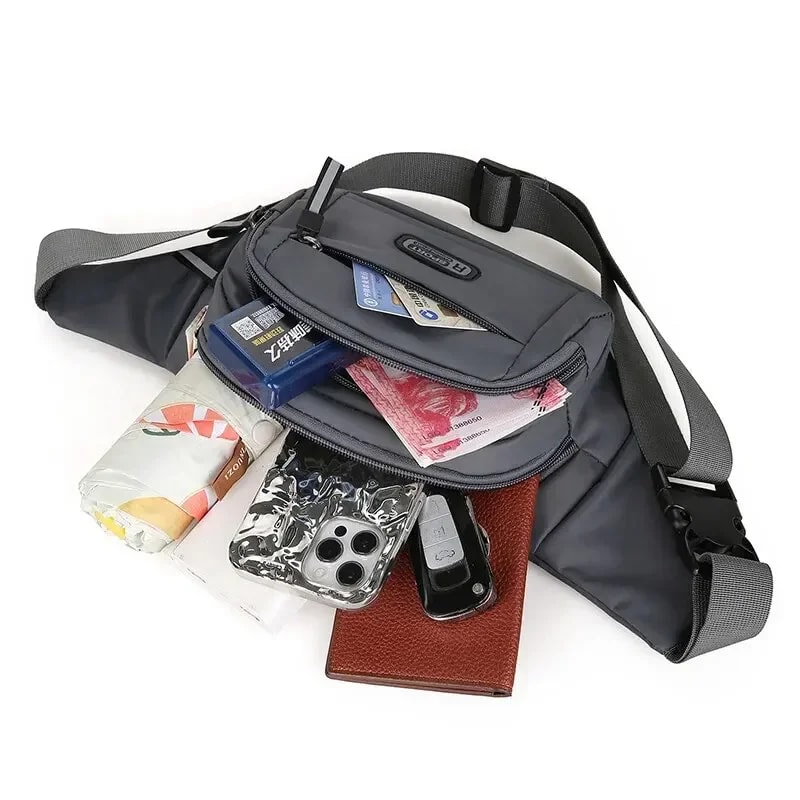 Mens Anti Theft Ultra Thin Invisible Waist Bag Ideal for Sports Running & Outdoor Leisure