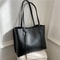 Large Capacity Womens Leather Tote Bag Soft Casual Versatile Shoulder Bag For Women 0