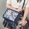 Transparent PU Leather Crossbody Bag Stylish School Casual Shoulder Bag For Women 4