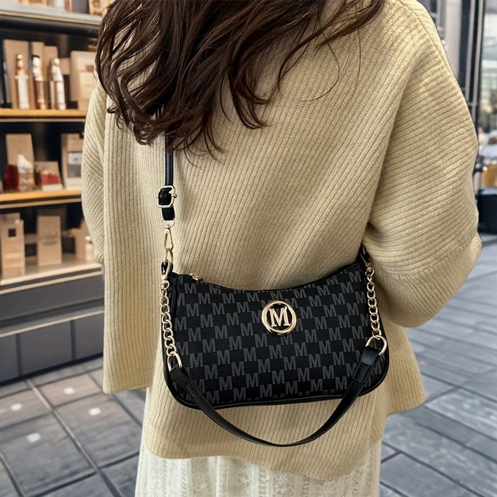 Vintage Style Handbag Crossbody Bag Adjustable Strap Women Messenger Shoulder Bag Sophisticated Acc 3