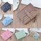 Chic Macaron Crocodile Texture Zipper Wallet Stylish Multi Slot Purse For Everyday Use 1