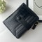 Chic Macaron Crocodile Texture Zipper Wallet Stylish Multi Slot Purse For Everyday Use 6