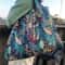 Large Capacity Foldable Eco Friendly Waterproof Shopping Grocery Bag Portable Shoulder Storage Bag 6