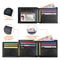Slim Minimalist TriFold Wallet Carbon Fiber RFID Blocking Mens Wallet With ID Holder 1