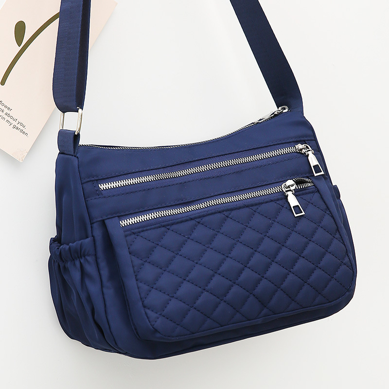 Waterproof Womens Nylon Shoulder Bag With Multiple Pockets Stylish Travel Messenger For Daily Use 0