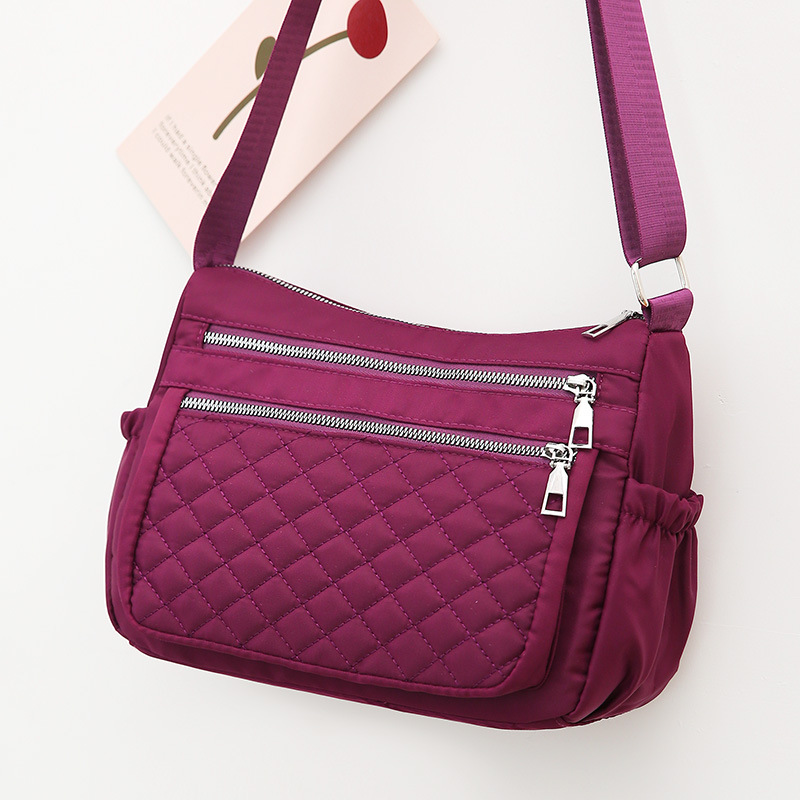 Waterproof Womens Nylon Shoulder Bag With Multiple Pockets Stylish Travel Messenger For Daily Use 1