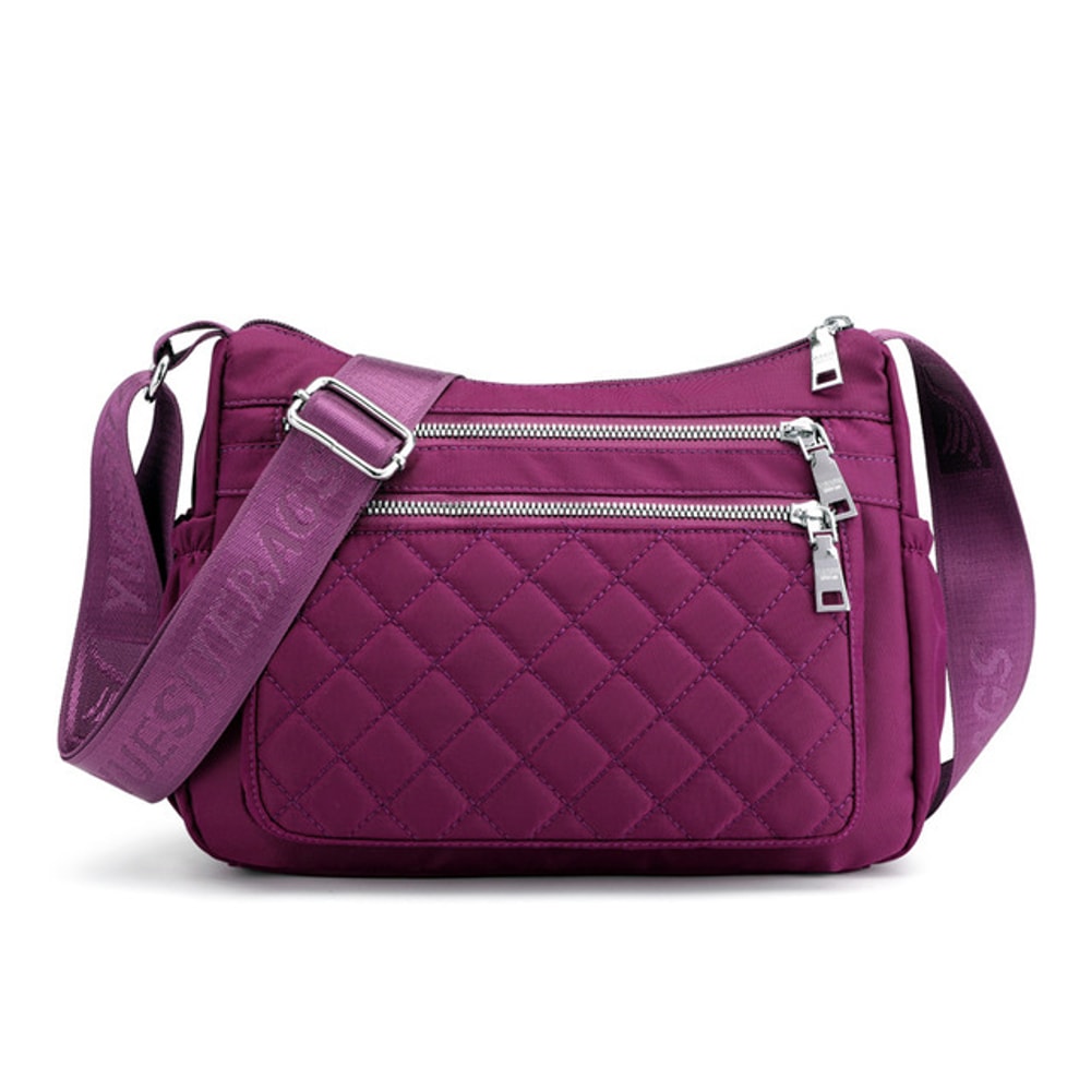 Waterproof Womens Nylon Shoulder Bag With Multiple Pockets Stylish Travel Messenger For Daily Use 5