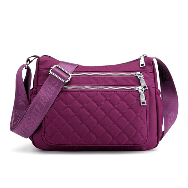 Waterproof Womens Nylon Shoulder Bag With Multiple Pockets Stylish Travel Messenger For Daily Use 5