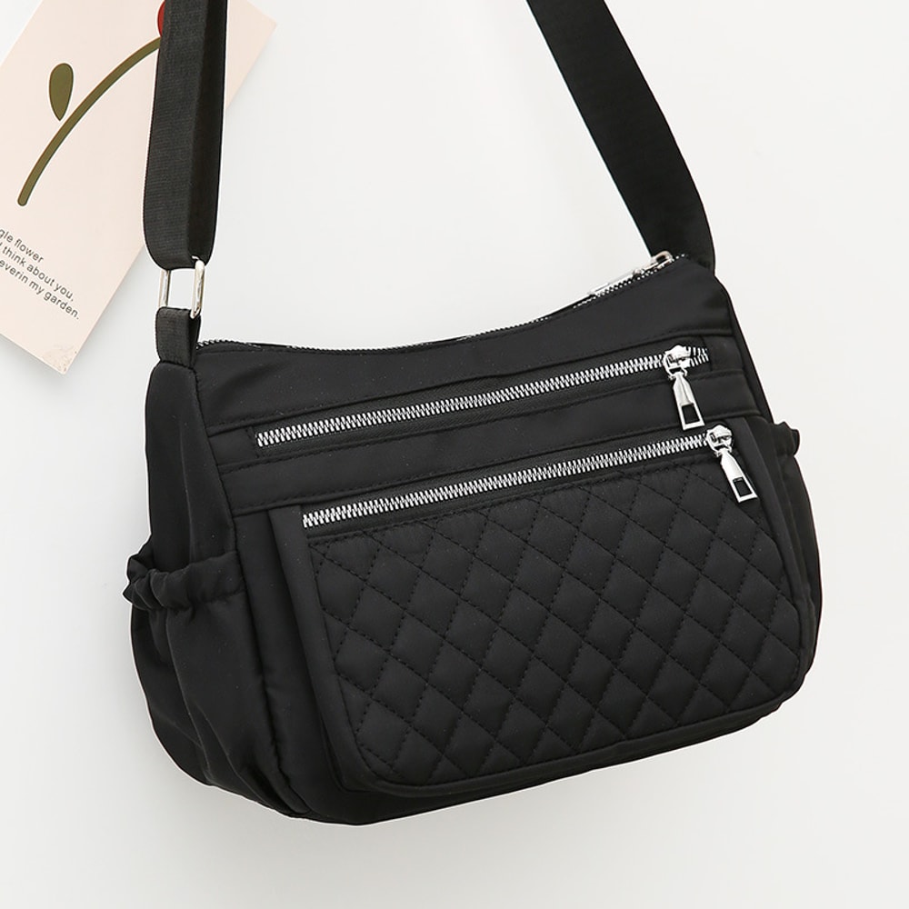 Waterproof Womens Nylon Shoulder Bag With Multiple Pockets Stylish Travel Messenger For Daily Use 2
