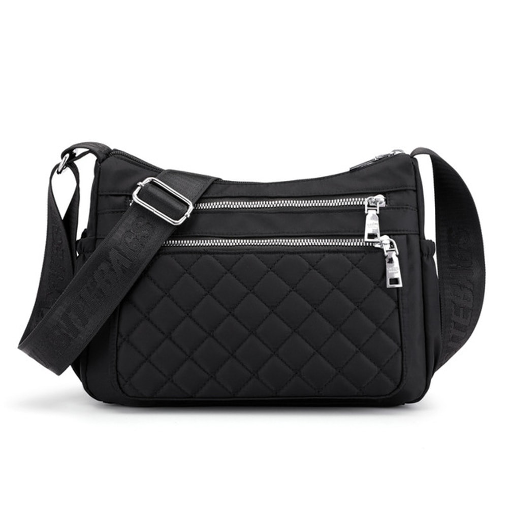 Waterproof Womens Nylon Shoulder Bag With Multiple Pockets Stylish Travel Messenger For Daily Use 8