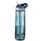 Portable Sports Water Bottle With Straw BPA Free Transparent Plastic Drinkware For Camping Hiking A 6