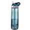 Portable Sports Water Bottle With Straw BPA Free Transparent Plastic Drinkware For Camping Hiking A 6