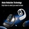 TWS Wireless Earphones with Air Conduction HiFi Sound Noise Cancellation Sports Ear Hook Headset for Smartphones