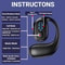 TWS Wireless Earphones with Air Conduction HiFi Sound Noise Cancellation Sports Ear Hook Headset for Smartphones