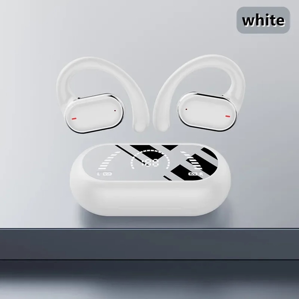 TWS Earhook Bluetooth Earphones Low Latency Gaming Headset with HiFi Stereo & Noise Reduction for Sports
