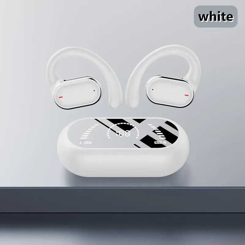 TWS Earhook Bluetooth Earphones Low Latency Gaming Headset with HiFi Stereo & Noise Reduction for Sports