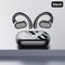 TWS Earhook Bluetooth Earphones Low Latency Gaming Headset with HiFi Stereo & Noise Reduction for Sports