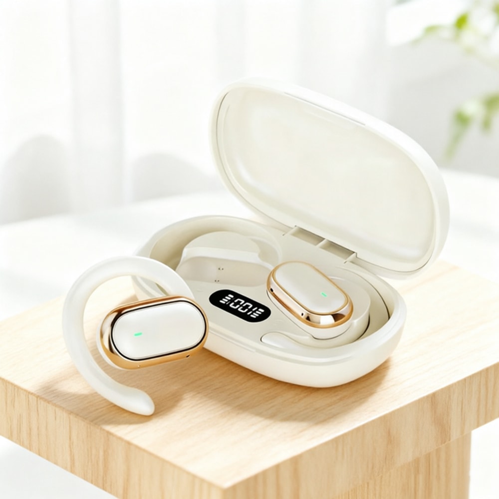 Bluetooth Earphones Sport Wireless Headphones with Mic Waterproof HiFi Stereo Long lasting Battery for All Phones