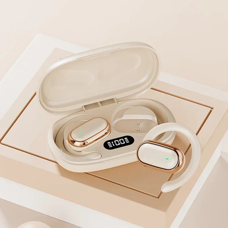 Bluetooth Earphones Sport Wireless Headphones with Mic Waterproof HiFi Stereo Long lasting Battery for All Phones