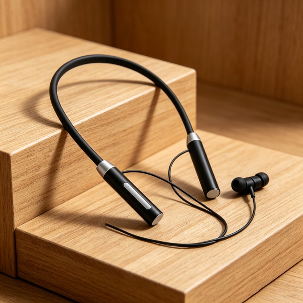 Wireless Bluetooth Neckband Earphones Magnetic Sports Headset for Running with Mic