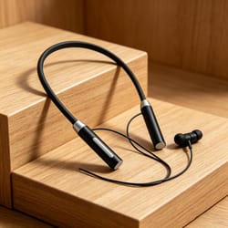 wireless bluetooth neckband earphones magnetic sports headset for running with mic