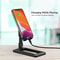 ErgoFlex Adjustable Phone Tablet Stand Foldable Multi Angle Support 3