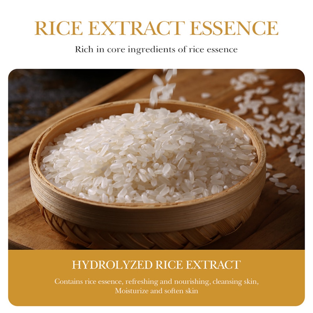 Luxury Rice Raw Pulp Soap Moisturizing Facial Cleanser & Oil Control Soap for Face & Body