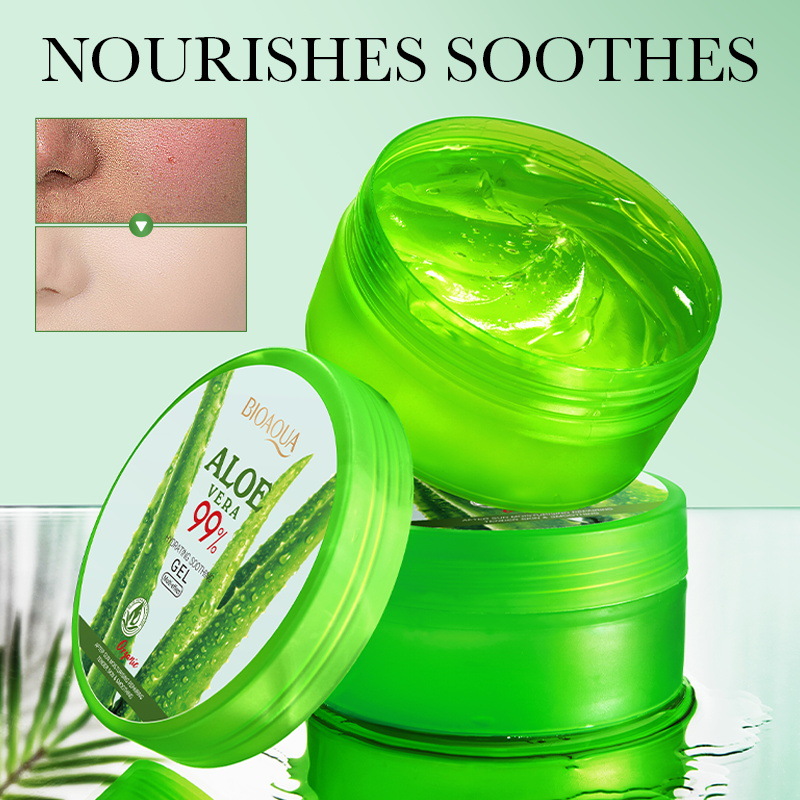 Natural Aloe Vera Moisture Gel & Hydrating Face Cream for Soothing Skin