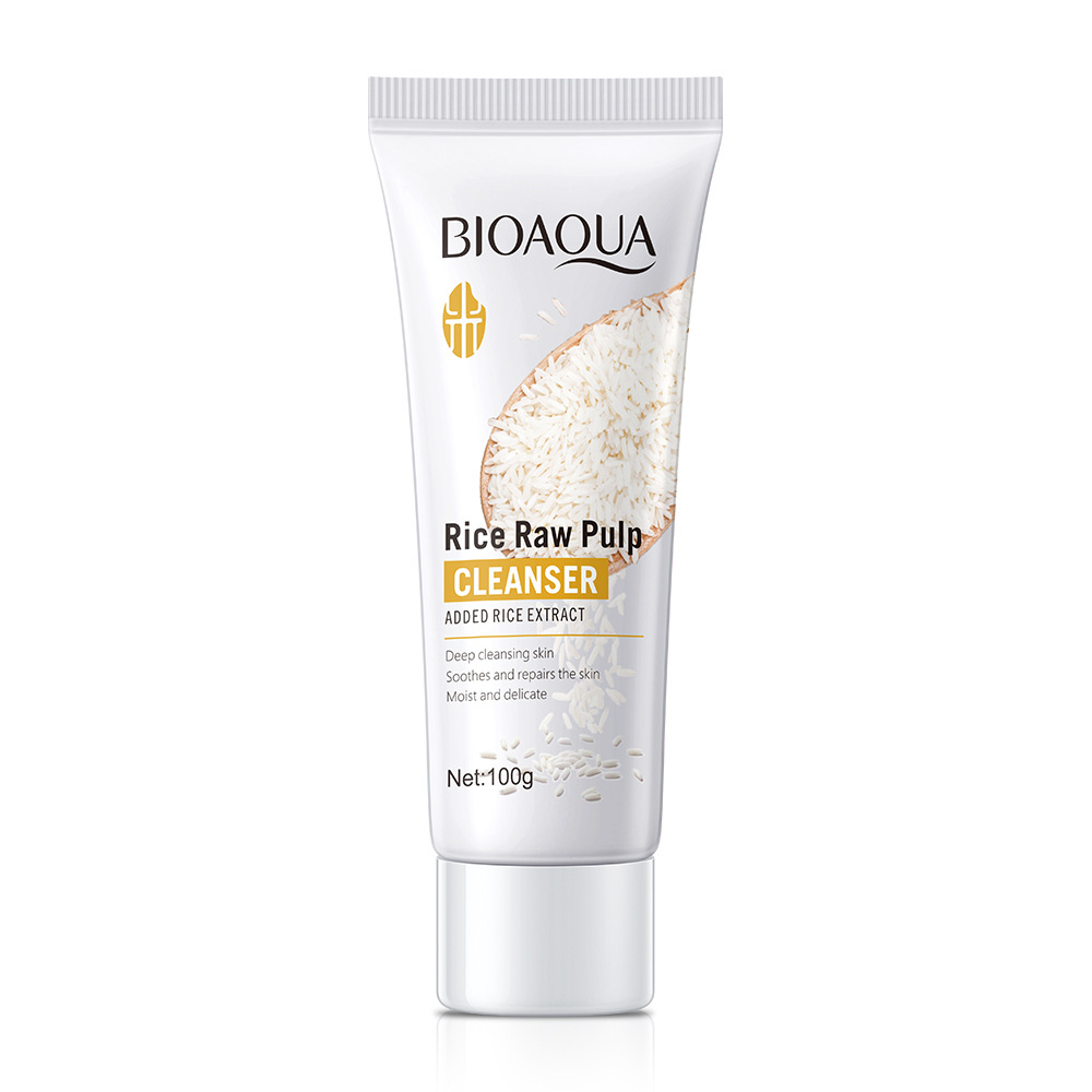 RiceGlow Moisturizing Rice Pulp Facial Cleanser Deep Clean & Brightening Cleanser Foam
