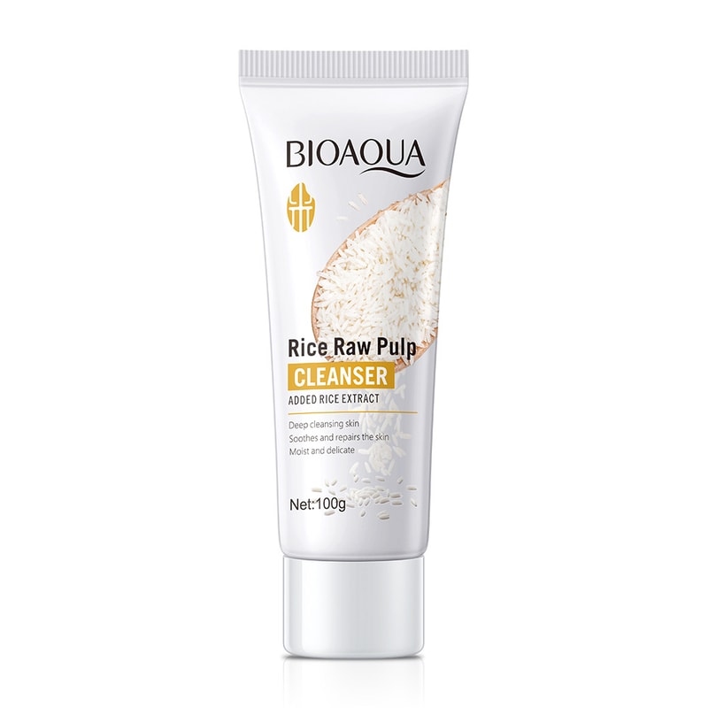 RiceGlow Moisturizing Rice Pulp Facial Cleanser Deep Clean & Brightening Cleanser Foam