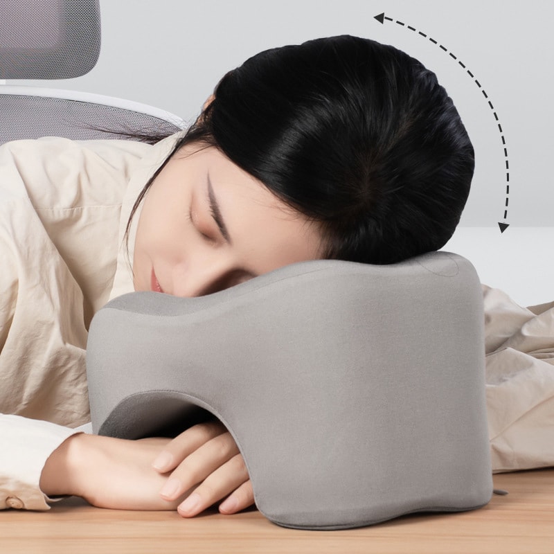Premium Memory Foam Travel Neck Pillow Ergonomic Airplane Neck Support & Cervical Comfort