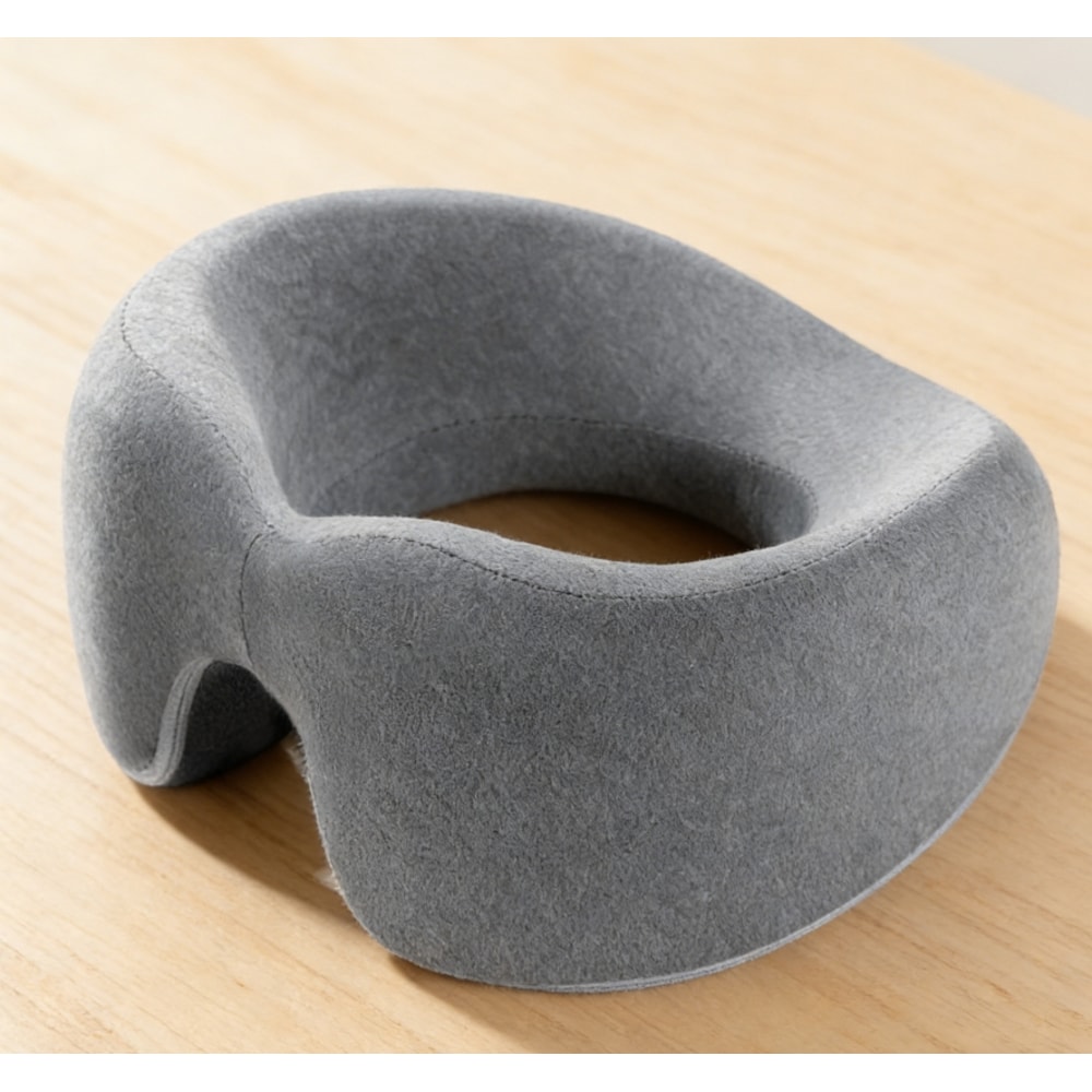 ErgoMemory Prone Support Pillow Memory Foam Face Down Pillow & Ergonomic Massage Headrest for Home Salon & Spa