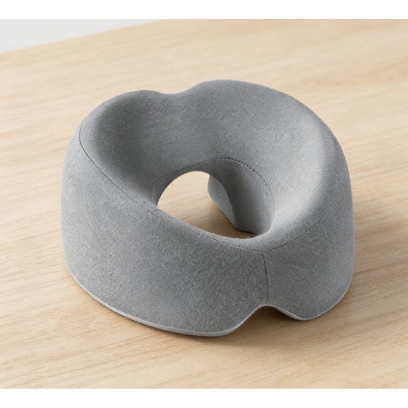 ErgoMemory Prone Support Pillow Memory Foam Face Down Pillow & Ergonomic Massage Headrest for Home Salon & Spa