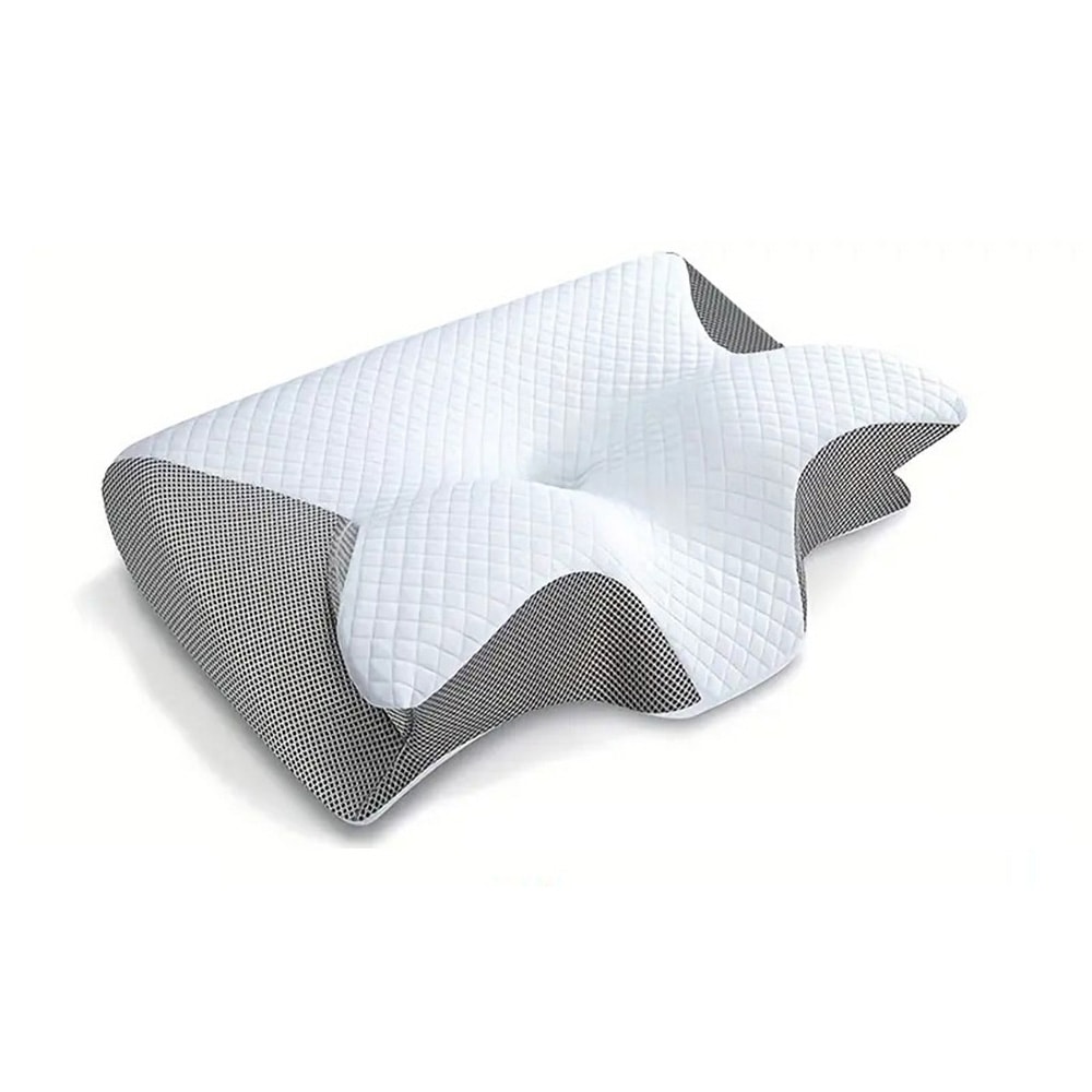 Premium Orthopedic Memory Foam Neck Pillow for Cervical Support & Comfort
