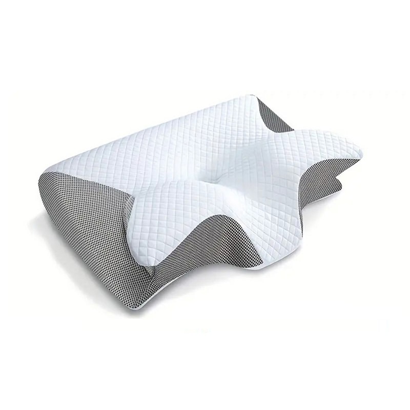 Premium Orthopedic Memory Foam Neck Pillow for Cervical Support & Comfort