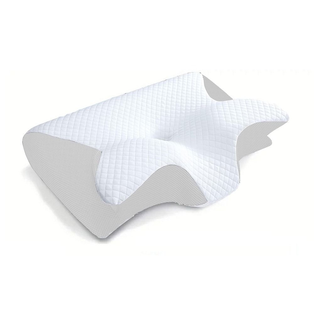 Premium Orthopedic Memory Foam Neck Pillow for Cervical Support & Comfort