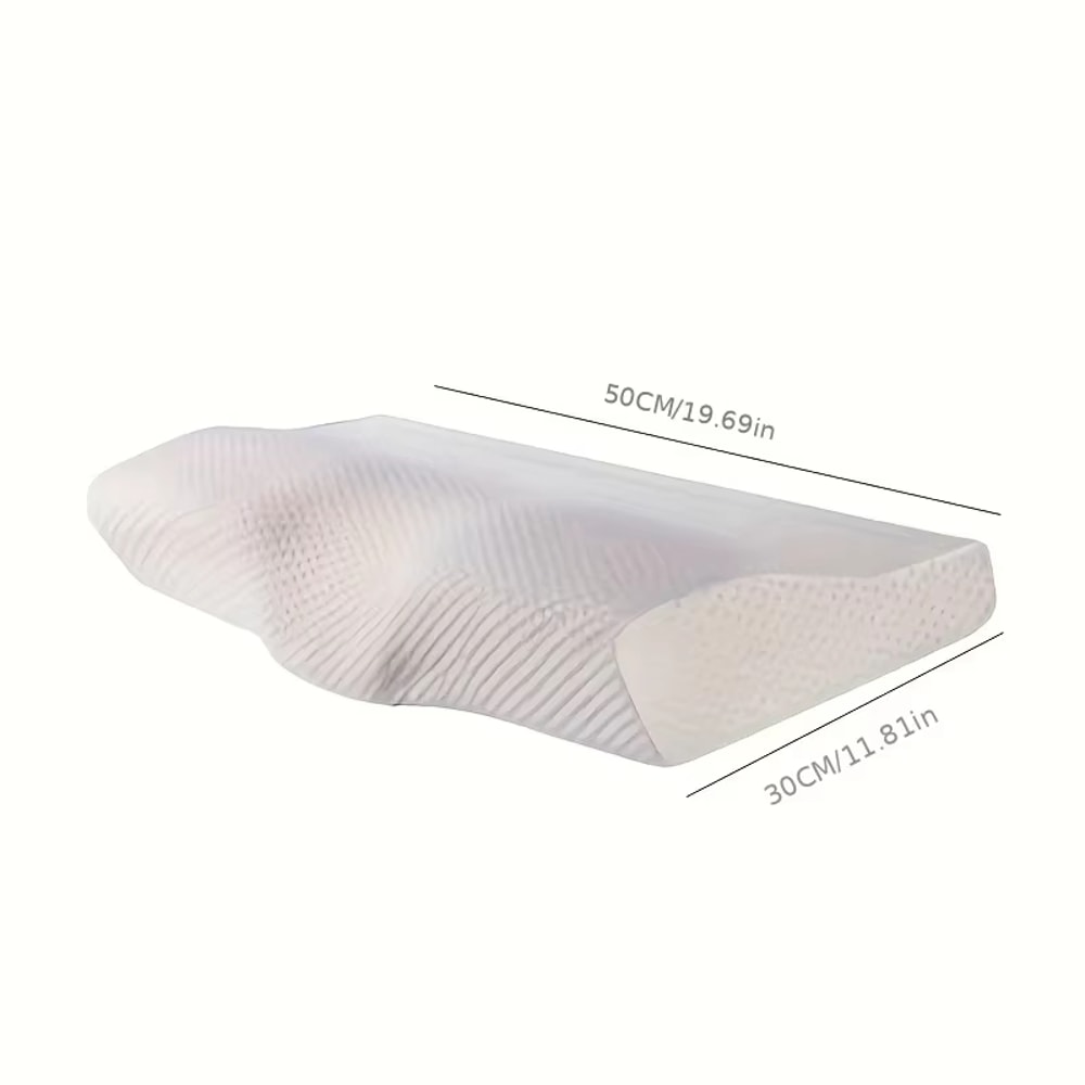Premium Contour Memory Foam Pillow For Side Back Sleepers With Ergonomic Neck Support 1