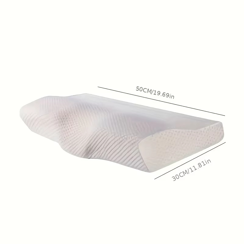 Premium Contour Memory Foam Pillow For Side Back Sleepers With Ergonomic Neck Support 1