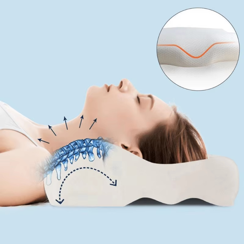 Premium Contour Memory Foam Pillow For Side Back Sleepers With Ergonomic Neck Support 3