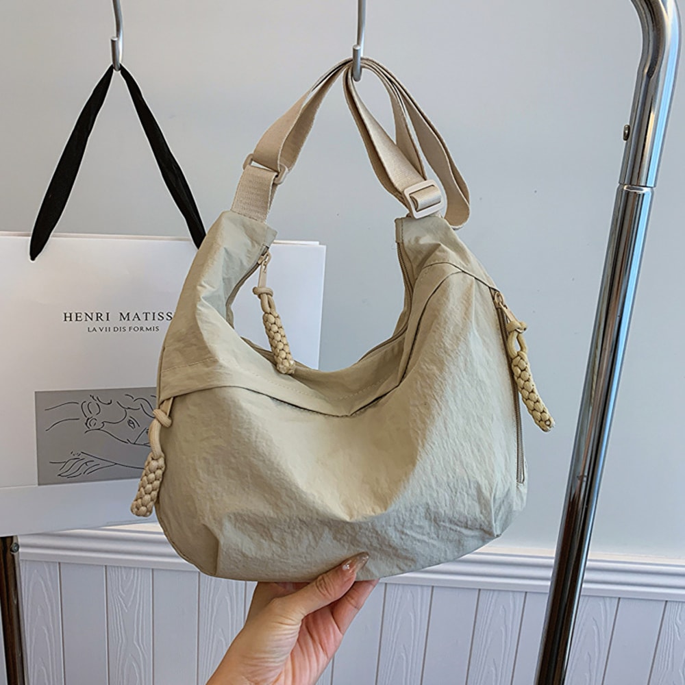 Minimalist Dumpling Shoulder Bag Chic Large Capacity Tote Bag For Women 5