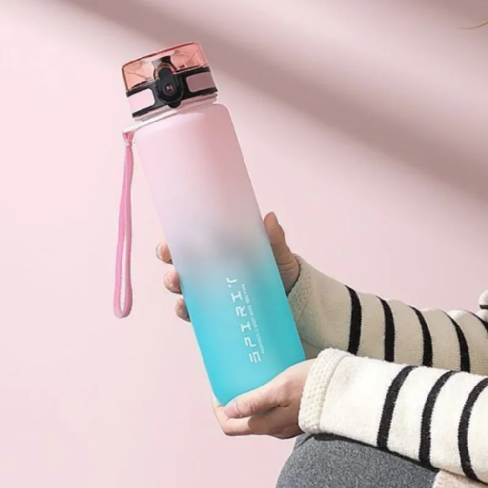 Large Leak Proof Sports Water Bottle Portable Travel & Gym Hydration Jug