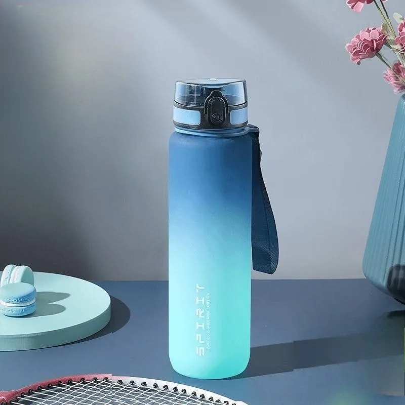 Large Leak Proof Sports Water Bottle Portable Travel & Gym Hydration Jug