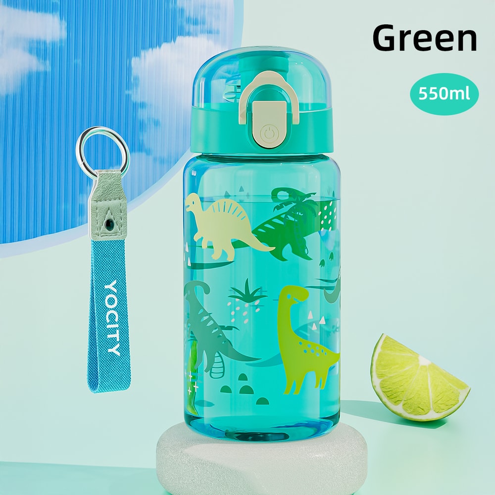 Leakproof Portable Cartoon Water Bottle for Kids with Easy Carry Strap Outdoor School & Travel Essential