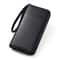 Premium Mens Leather Long RFID Wallet Slim Organizer Credit Card Holder Business Zipper Clutch 0